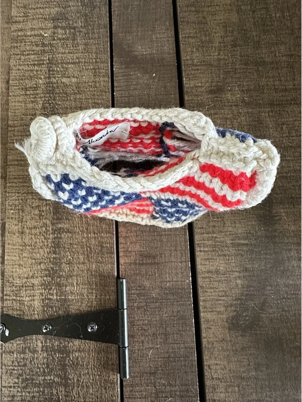 Vintage Gil Alexander Doll Sweater American Flag Patriotic Knit Doll Clothing